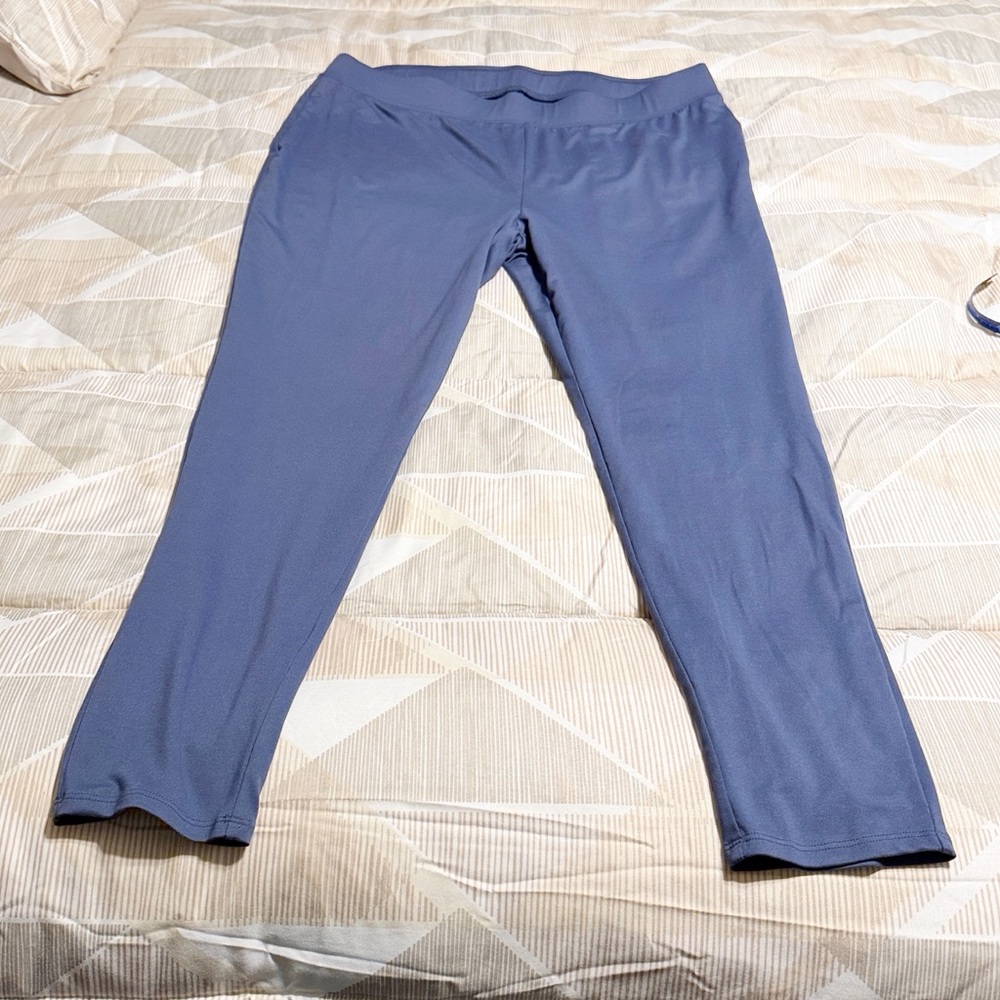 D & CO. Periwinkle Blue Lounge Pants 1X - Picture 5 of 6
